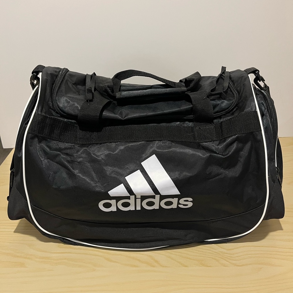 Adidas Black Sports Duffel Bag